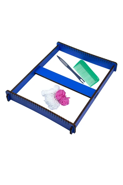 Gökkuşağı Dokuma Tezgahı Ve Seti – Ahşap Halı Dokuma Projesi Lxshp 155529