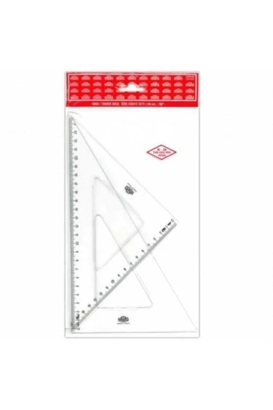 HATAS Teknik Öğrenci Gönye Seti 32 Cm. / 60° - 45° ürün görseli 1