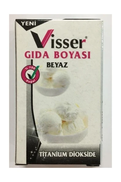 Visser Toz Gıda Boyası Beyaz G.b - 1