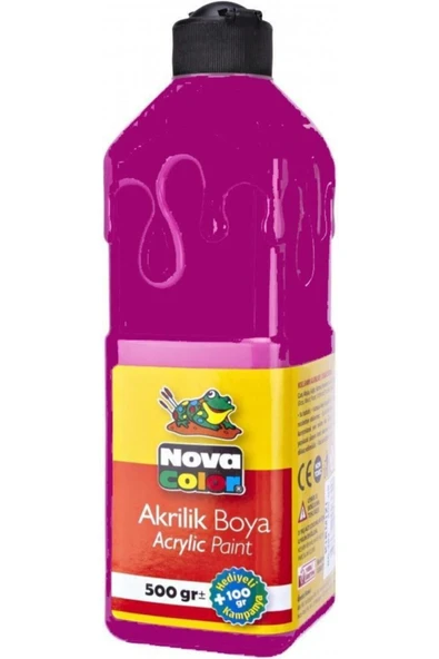 Nova Color Akrilik Boya 500 gr Mor Nc-389 ürün görseli 1
