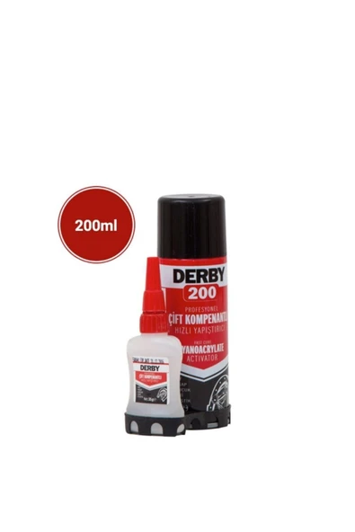 Derby Hızlı Yapıştırıcı 200 Ml+35 gr - 1