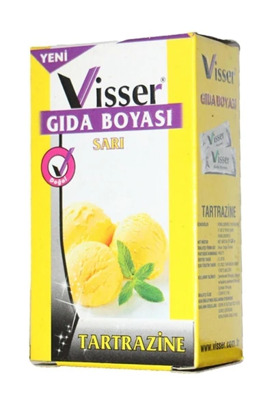 Visser Gıda Boyası Sarı Renk 9 gr G.b ürün görseli 1