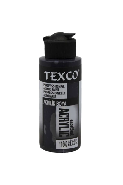Rich -texco 110 Cc. Su Bazlı Akrilik Boya - Siyah ürün görseli 1