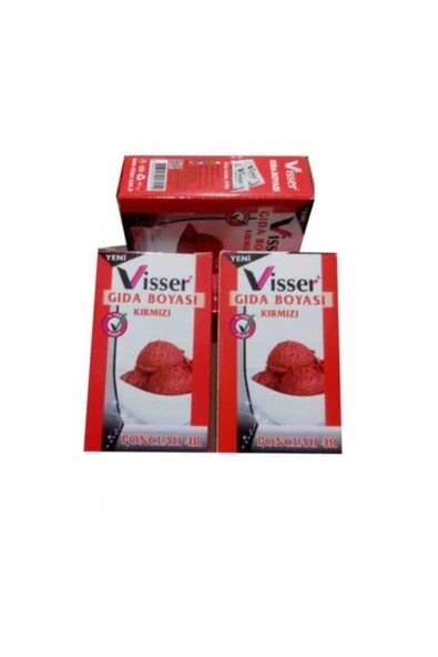 Visser Toz Gıda Boyası Kırmızı G.b - 1