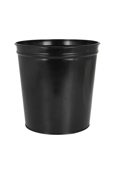 Mimaks D-1 Çöp Kovası Metal 10 L - Siyah - 1