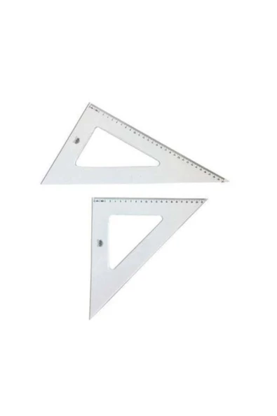 HATAS Teknik Öğrenci Gönye Seti 32 Cm. / 60° - 45° - Resim 2