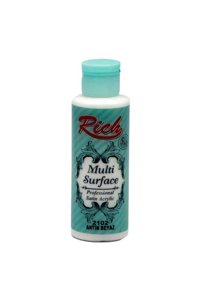 Rich Multisurface Antik Beyaz Akrilik Boya 120 Cc ürün görseli 1
