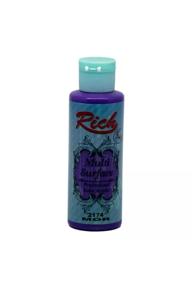 Rich Multi Surface 120 Cc Mor 2174 Akrilik Boya ürün görseli 1