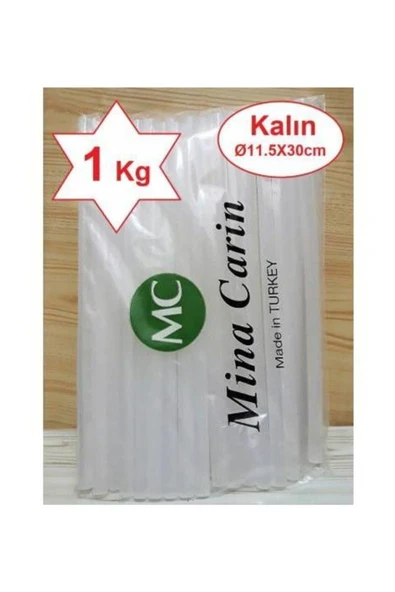 Zirve Mum Silikon Kalın 11.5x30cm Sıcak Mum Silikon Çubuk Uç 1 Kg ürün görseli 1