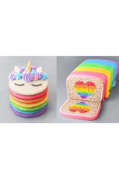 Hobialem Visser, Toz Gıda Boyası, 10 Renk, Pasta Boyası, 9 Gr Hamur Boyası - Resim 3