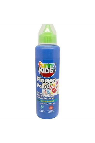 Rich Funny Kids Parmak Boyası 500ml - 2806 Mavi ürün görseli 1
