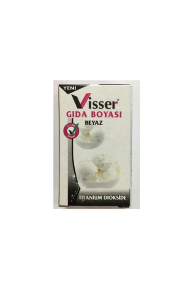 Visser Gıda Boyası Beyaz 9gr ürün görseli 1