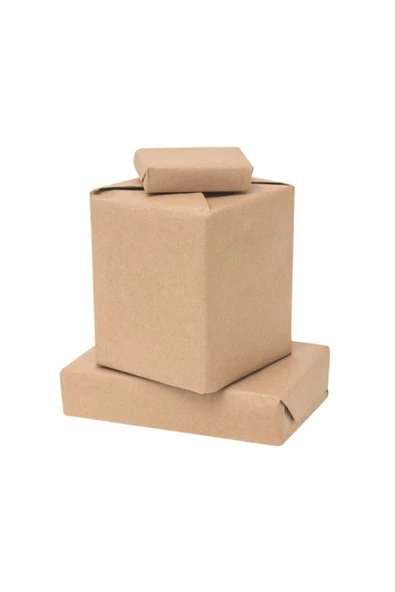 Kraft Kahverengi Kağıt 10 Adet Ambalaj Kağıdı 70x100 Cm - Resim 3