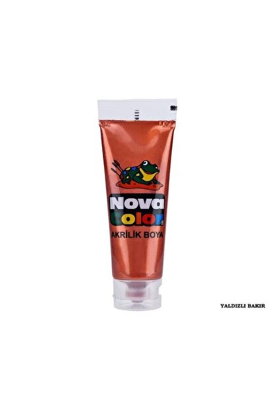 Nova Color Tüp Akrilik Boya 75 Gram Yaldızlı Bakır ürün görseli 1