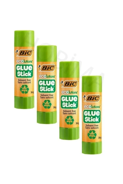Bic Eco Glue Stick Yapıştırıcı 36 Gr 4'lü Set ürün görseli 1