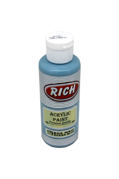 Rich Akrilik Boya 120 Cc Ege Mavi 179 ürün görseli 1