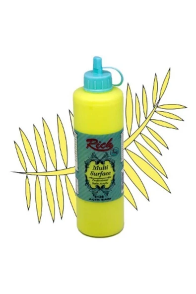 Rich Multi Surface 500 Cc Açık Sarı 2128 Akrilik Boya ürün görseli 1