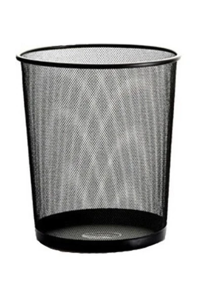 Ofica 26x22x28 cm Çöp Kovası Metal Perforeli Yuvarlak Siyah Fts-30s Fx ürün görseli