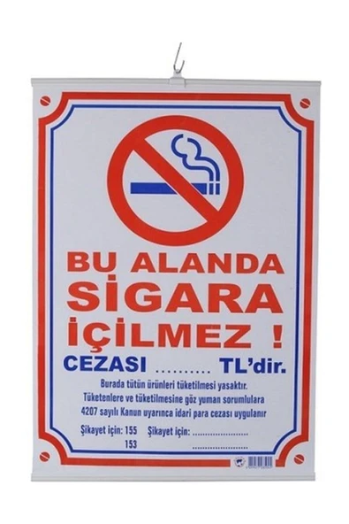 Gülpaş Sigara İçilmez Çıtalı 50*70 cm ürün görseli 1