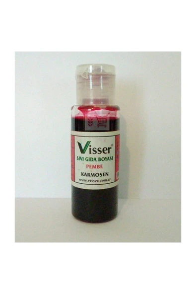 Visser Sıvı Gıda Boyası Pembe 30 ml G.b - 1