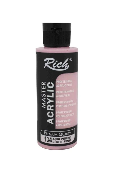 Rich Master Akrilik Boya Açık Pembe 120ml ürün görseli 1