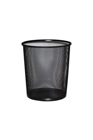 Temat 7000 Siyah Metal File Çöp Kovası ürün görseli