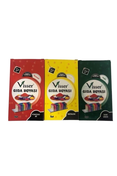 alisverisdevi Toz Gıda Boyası Seti 3'lü G.b Gıdaboyası-9 ürün görseli 1