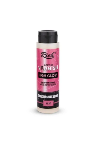 Rich Parlak Vernik 500 Cc (PEMBE) ürün görseli 1