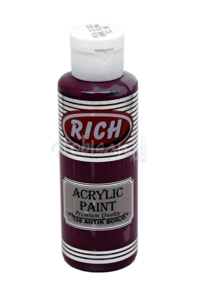 Rich Akrilik Boya 130 Cc. 158 Antik Bordo ürün görseli 1