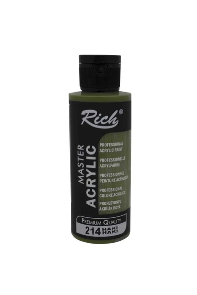 Rich Akrilik Boya 120 Cc Koyu Yağ Yeşili 212 ürün görseli 1