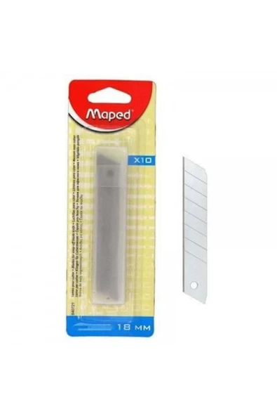 Maped Geniş Maket Bıçağı Yedeği 10lu Tüp 640721 - 1
