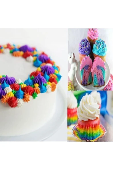 Hobialem Visser, Toz Gıda Boyası, 10 Renk, Pasta Boyası, 9 Gr Hamur Boyası - Resim 5