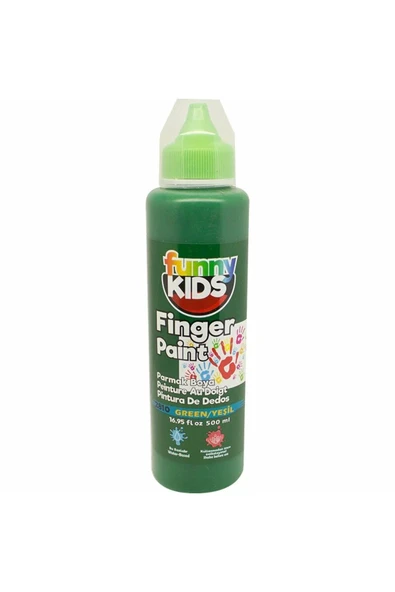 Rich Funny Kids Parmak Boyası 500ml - 2810 Yeşil ürün görseli 1