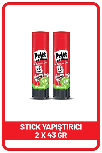 Pritt Stick Yapıştırıcı 43 gr. (3 Adet) ürün görseli 1