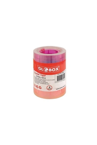 Globox 18 mm x 25 Metre Renkli Bant 4 Renk (6522) - 2