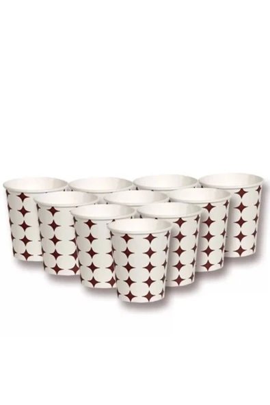 Bahat Karton Bardak Desenli 7 Oz (100 LÜ PAKET) - Resim 2