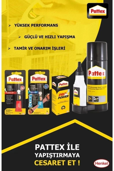 Pattex Yapıştırıcı Hızlı 2k 400 ml 100 ml 72520 - Resim 4