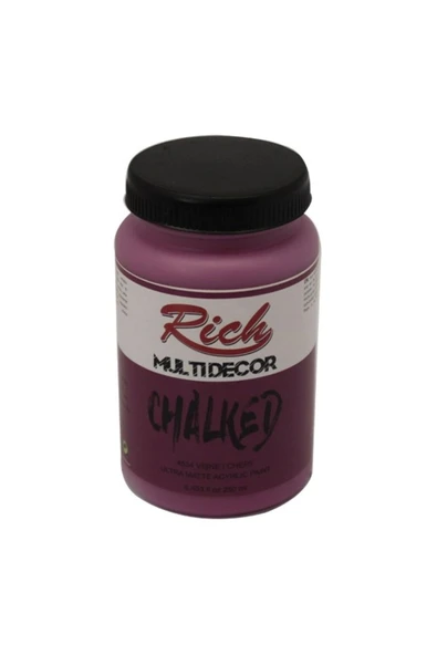 Rich Multi Decor Chalked Akrilik 250ml N:4534 Vişne ürün görseli 1
