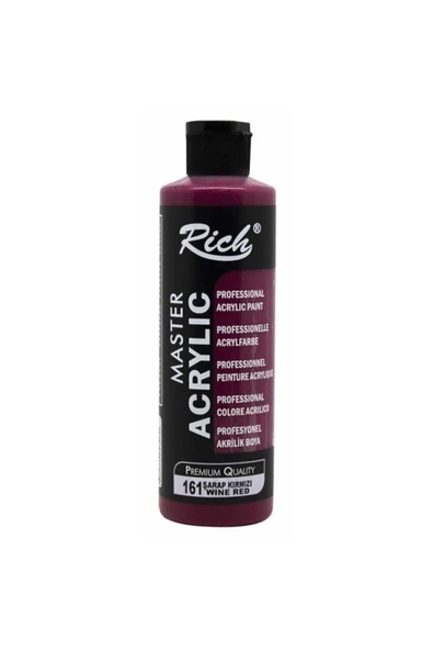 Rich Master Acrylic Şarap Kızılı 120 Cc Akrilik Boya 161 ürün görseli 1