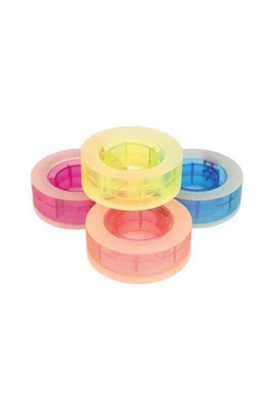 Globox 18 mm x 25 Metre Renkli Bant 4 Renk (6522) - 1