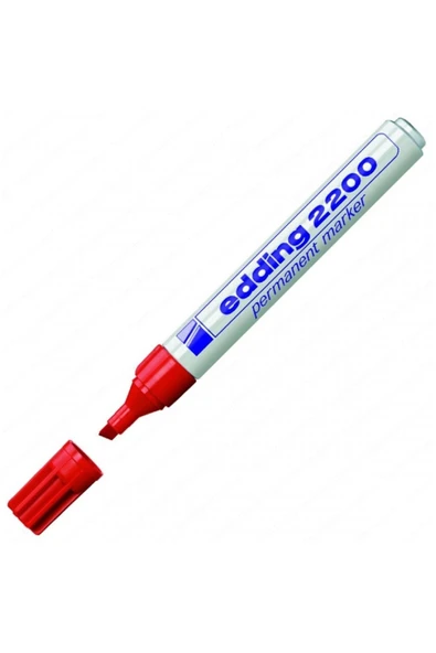 Edding Markör Permanent Kesik Uçlu 1-5 Mm Kırmızı 2200 ürün görseli 1