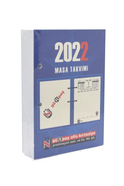 Gürpaş 2022 Masa Takvimi Blok Takvim - 1