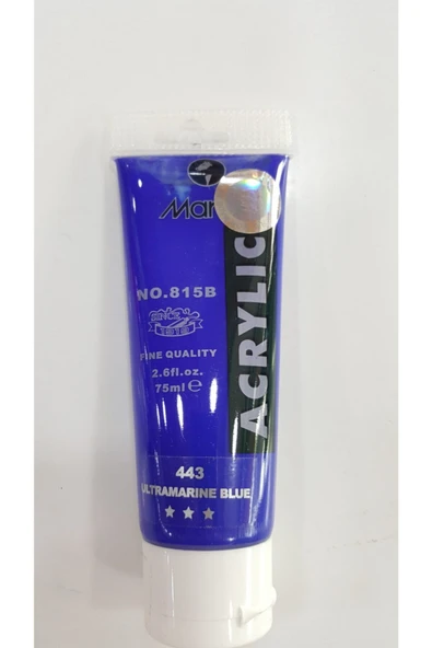 Maries Akrilik Boya 75 Ml Ultramarıne Blue 443 ürün görseli 1