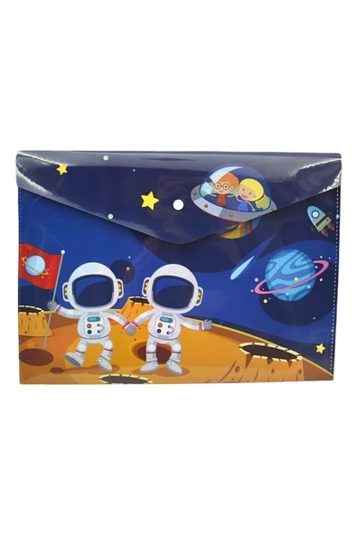 Noki A4 Baskılı Çıtçıtlı Dosya Erkek Desenler 12 Adet (3105e) - Resim 2