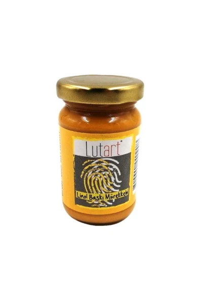 Lutart Su Bazlı Linol Baskı Mürekkebi 100 ml Sarı ürün görseli 1