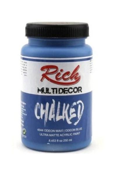 Rich Multi Decor Chalked Akrilik 250ml N:4544 Odeon Mavi ürün görseli 1
