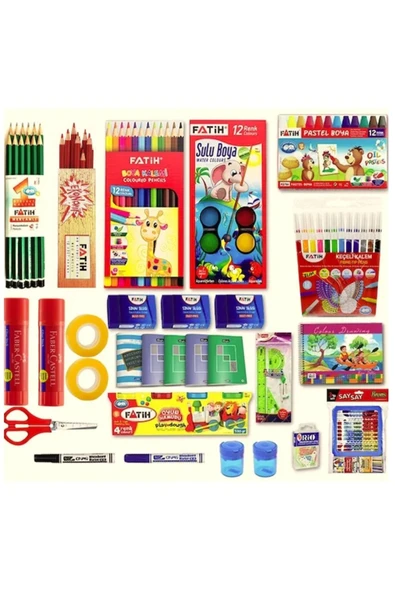 FATİH KALEM Fatih Ilkokul 1. Sınıf Kırtasiye Seti 29 Parça Başlangıçt Full Tam Set Krtset2 ürün görseli 1