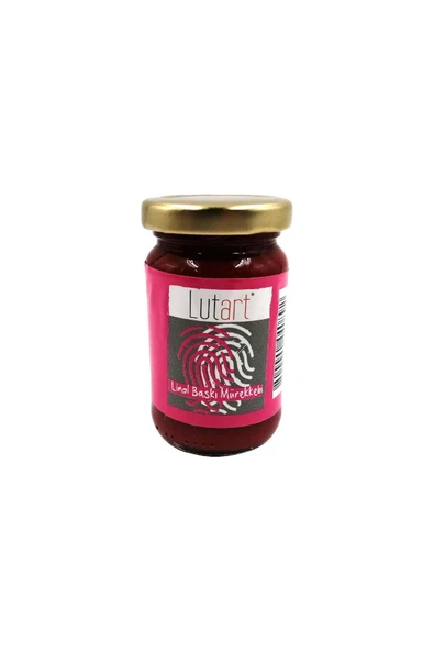 Lutart Magenta 100ml Linol Baskı Mürekkebi - Resim 2