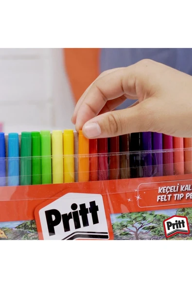 Pritt Keçeli Boya Kalemi 24 Renk - Resim 2