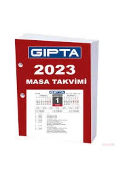Gıpta Masa Takvimi - 1